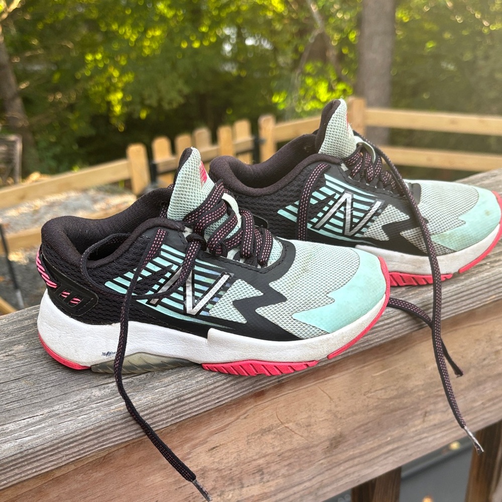 New Balance Black and Mint Athletic Shoes